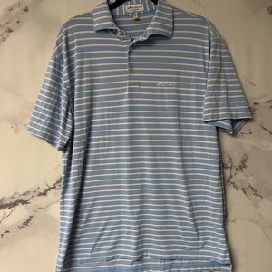 Peter Millar Sumer Comfort Long Cove Club Polo Size Medium